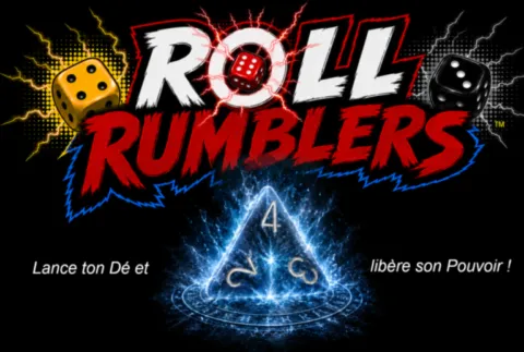 Roll Rumblers™ - Jeu de dés à pouvoirs Logo officiel Roll Rumblers