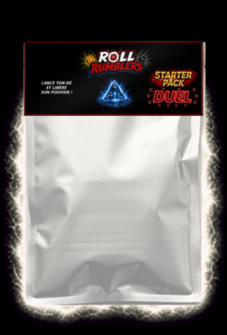 Découvre le Starter Pack Duel blanc Roll Rumblers™ Starter Pack Duel Blanc Roll Rumblers™ – pochette de jeu