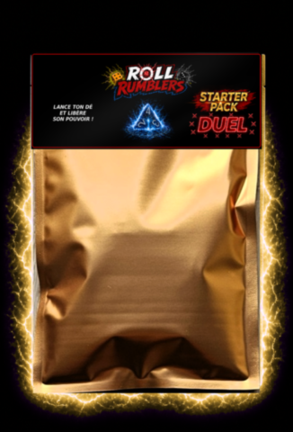Découvre le Starter Pack Duel or Roll Rumblers™ Starter Pack Duel Or Roll Rumblers™ – pochette de jeu