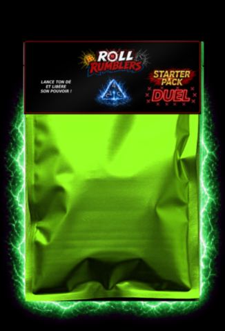 Découvre le Starter Pack Duel vert Roll Rumblers™ Starter Pack Duel Vert Roll Rumblers™ – pochette de jeu