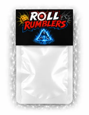 Découvrir le Starter Pack Starter Pack Roll Rumblers avec 3 dés D6 et 4 dés de pouvoirs D4