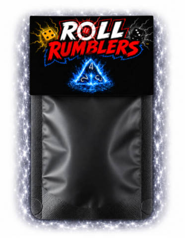 Découvrir le Starter Pack Starter Pack Roll Rumblers avec 3 dés D6 et 4 dés de pouvoirs D4