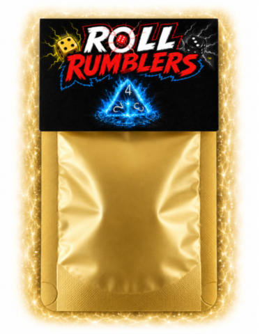 Découvrir le Starter Pack Starter Pack Roll Rumblers avec 3 dés D6 et 4 dés de pouvoirs D4