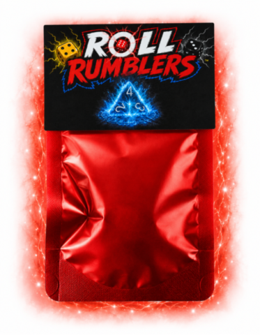 Découvrir le Starter Pack Starter Pack Roll Rumblers avec 3 dés D6 et 4 dés de pouvoirs D4
