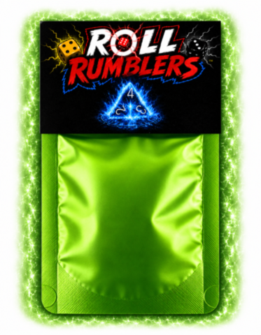 Découvrir le Starter Pack Starter Pack Roll Rumblers avec 3 dés D6 et 4 dés de pouvoirs D4