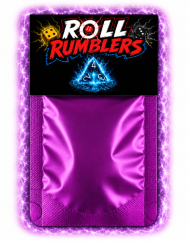 Découvrir le Starter Pack Starter Pack Roll Rumblers avec 3 dés D6 et 4 dés de pouvoirs D4